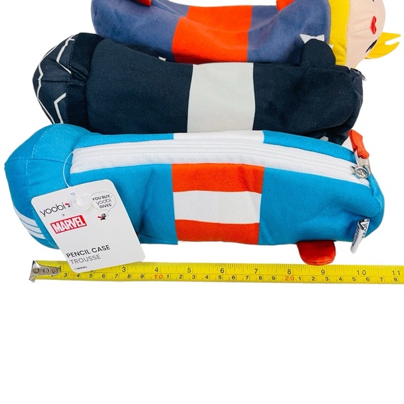 Zipper 3D Pencil Case Barrel Bundle Lot 3- Yoobi Kids School Play Art Craft - Picture 14 of 16